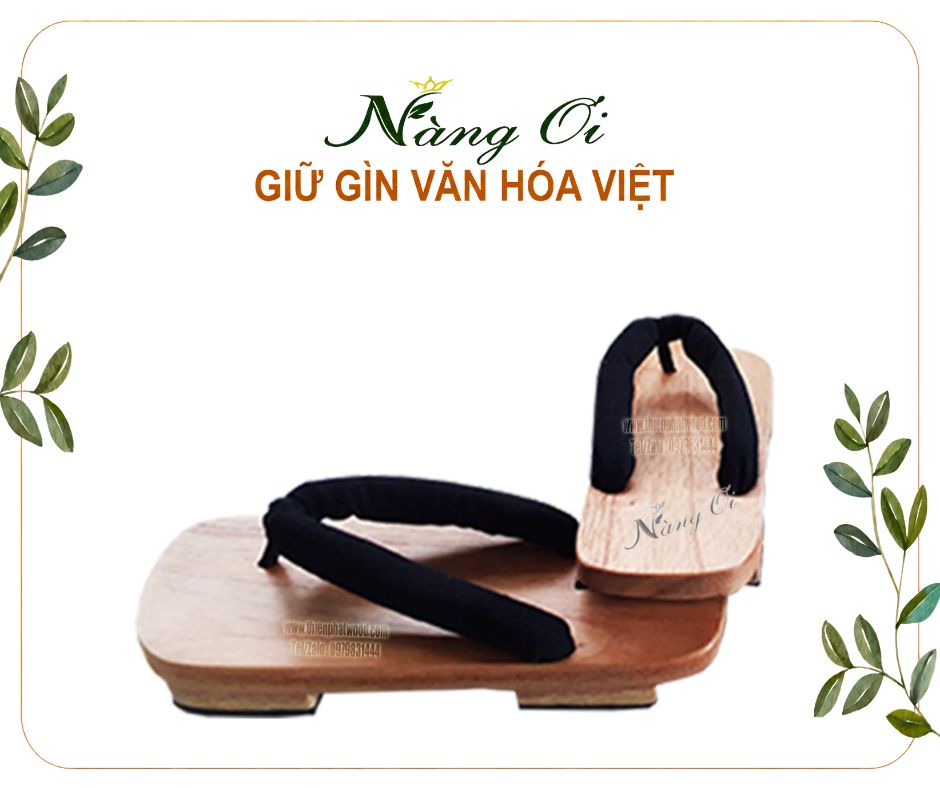 guốc gỗ nhật bản